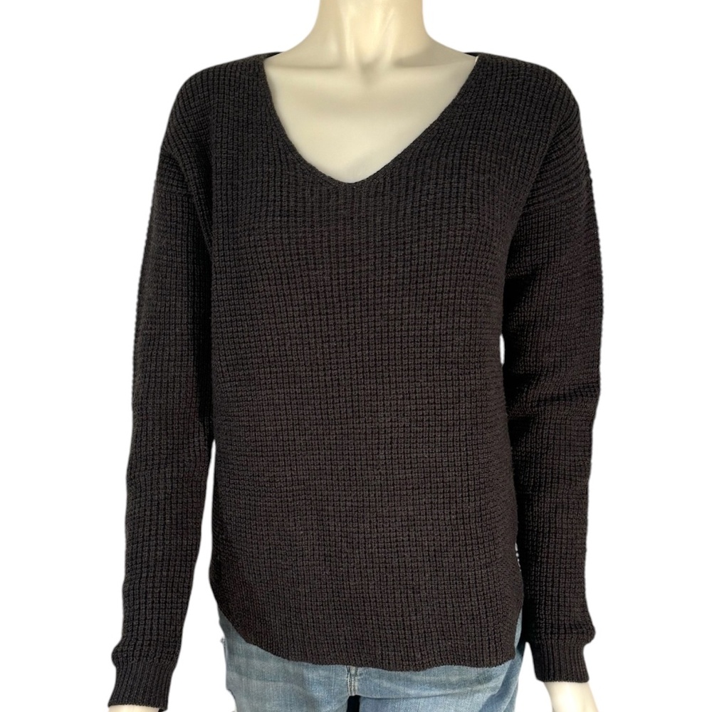 Wilfred Free Wolter Sweater Ladies Small ~ Dark Grey Wilfred Free Merino Wool